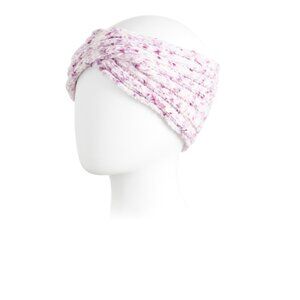 CUDDL DUDS Purple Chenille Twisted Headband